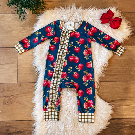 Apple Infant Romper