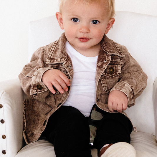 Brown Denim Jacket - Infant