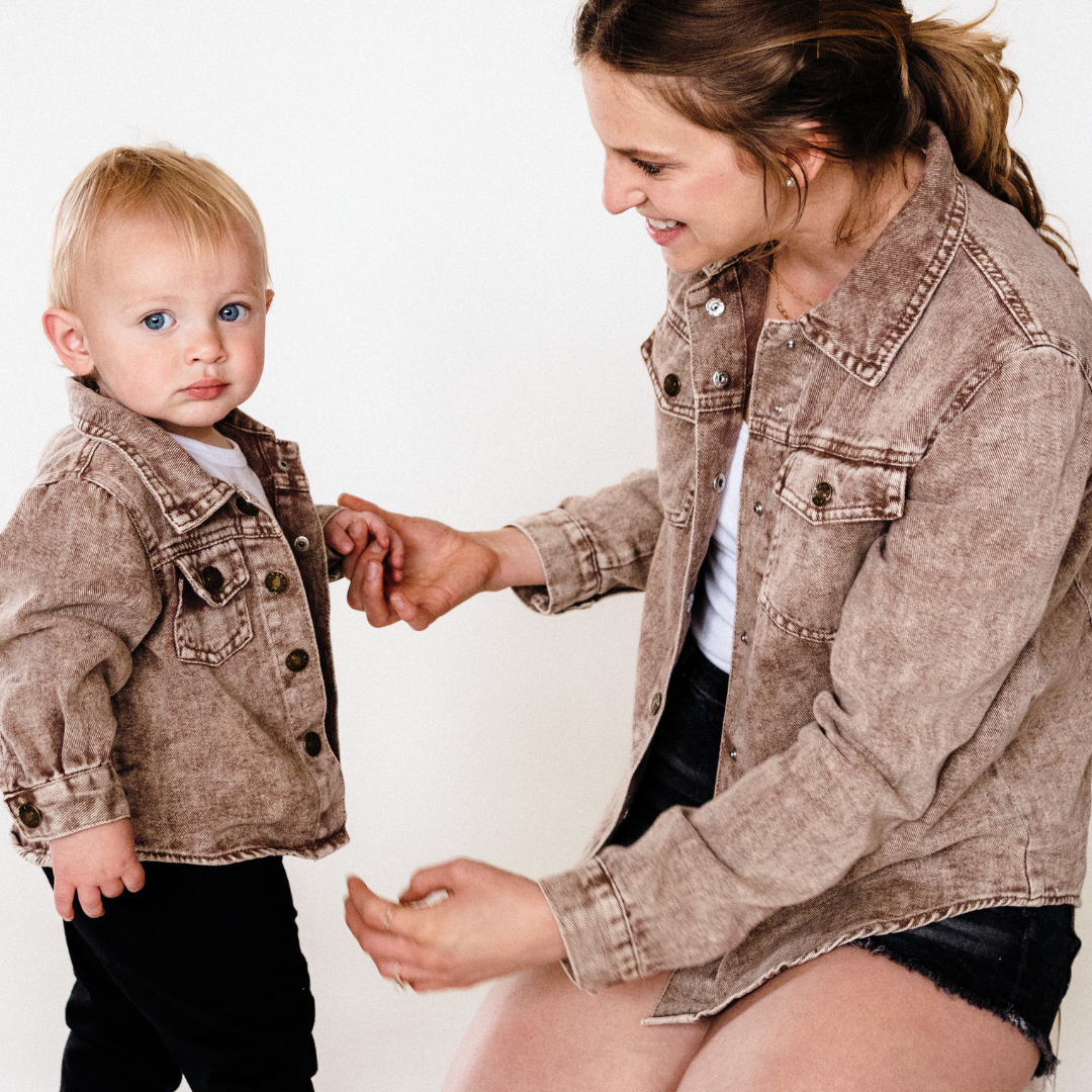 Brown Denim Jacket - Infant